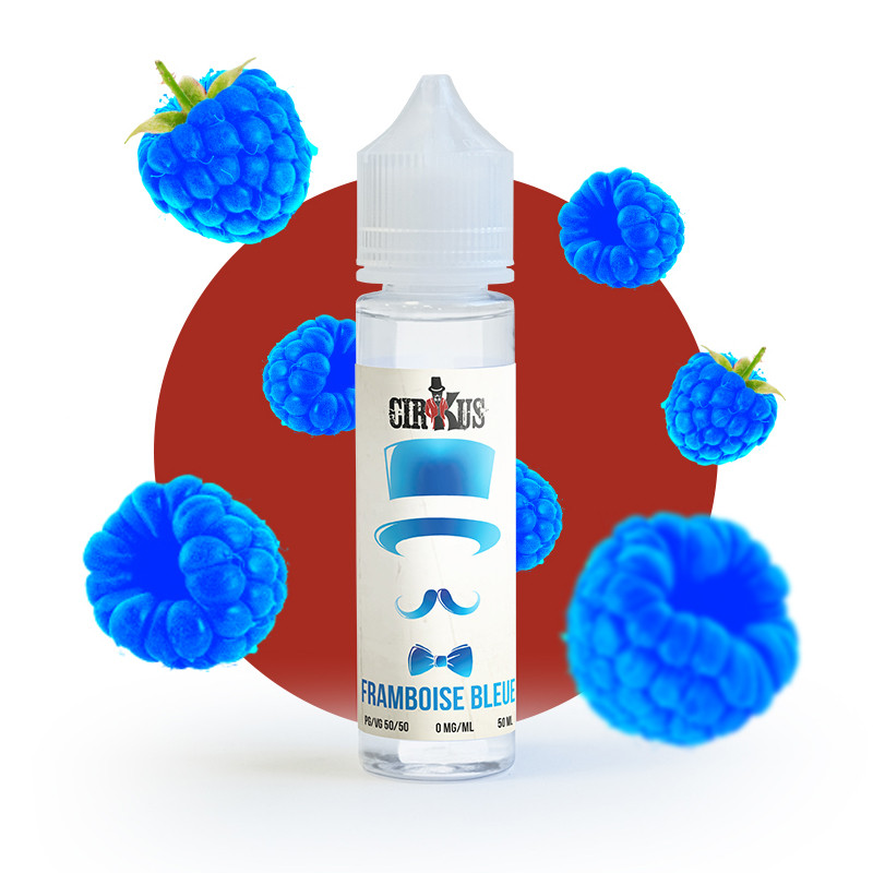 E-liquide 50ml Framboise Bleue CirKus - VDLV