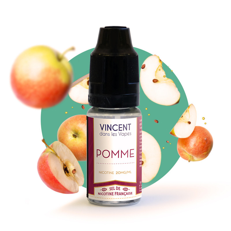 Pomme sels de nicotine Vincent dans les vapes | VDLV