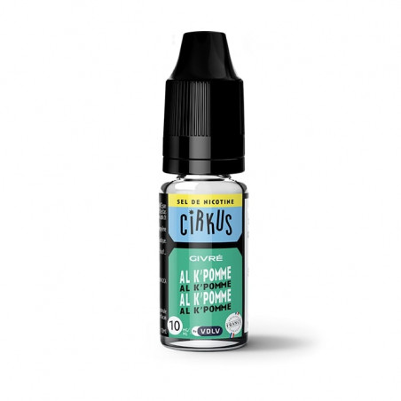 E-liquide Al K'Pomme aux sels de nicotine - 10 ml
