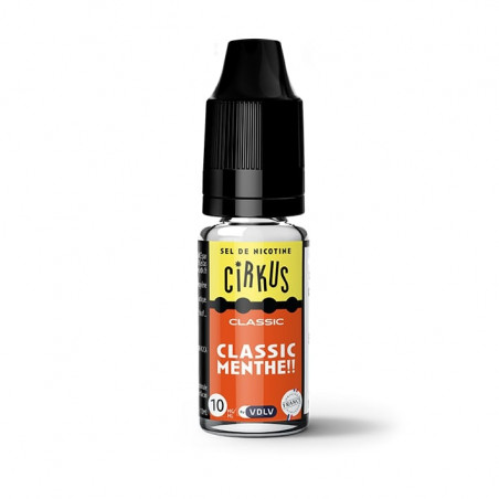 E-liquide Classic menthe aux sels de nicotine - 10 ml