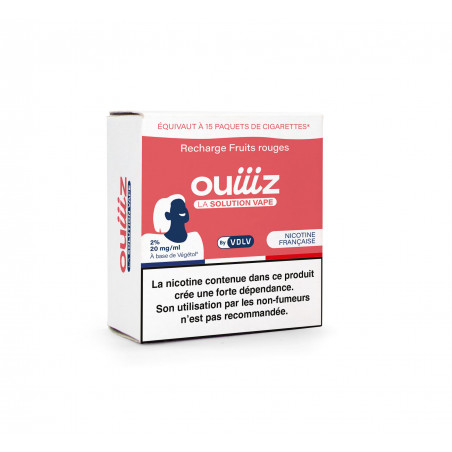 Kit de recharge OUIIIZ Fruits rouges Kit de recharge OUIIIZ Fruits rouges