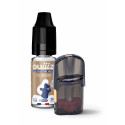 Flacon et cartouche inclus dans le kit de recharge OUIIIZ Classic - 3x10ml