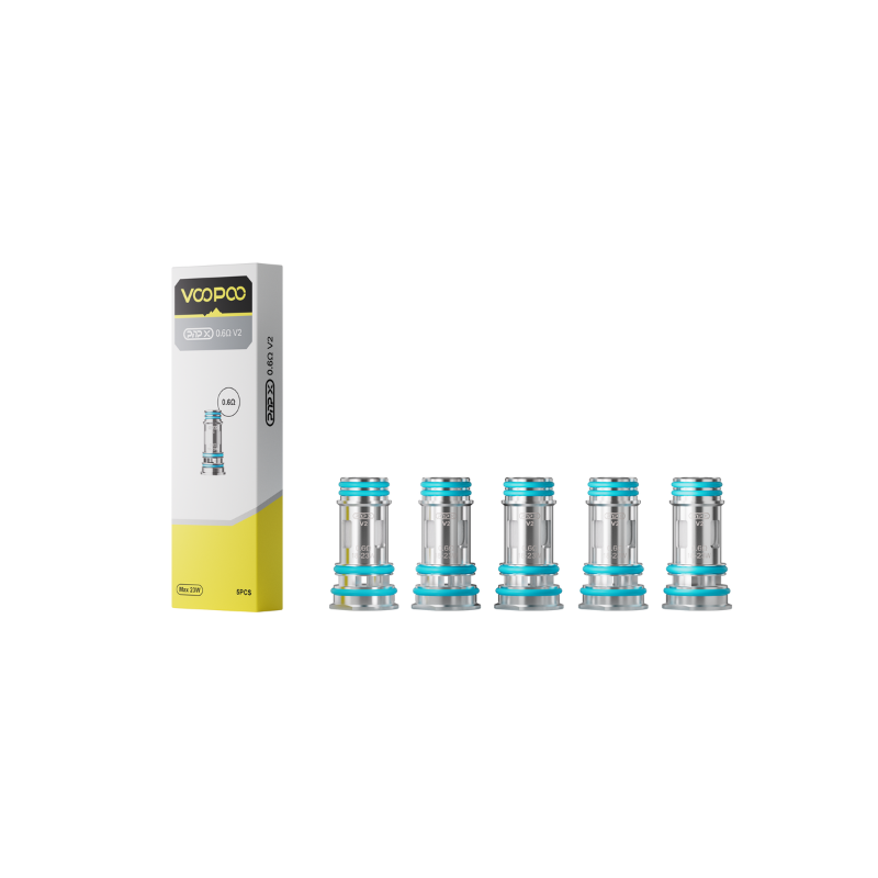 Résistances PNP X V2 VOOPOO (Lot de 5) - 0.60ohm Résistances PNP X V2 VOOPOO (Lot de 5) - 0.60ohm