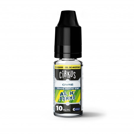E-liquide Al K'Pomme aux sels de nicotine - 10 ml