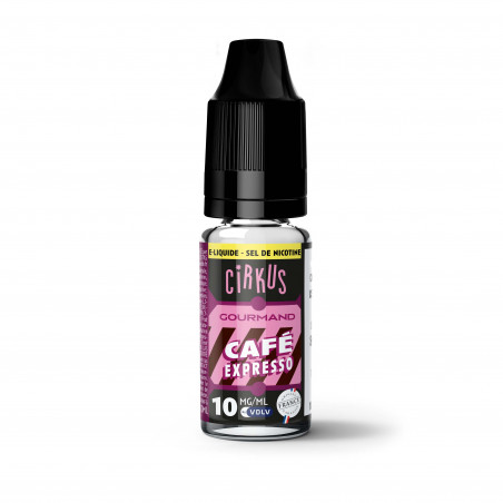 E-liquide Café expresso aux sels de nicotine - 10 ml