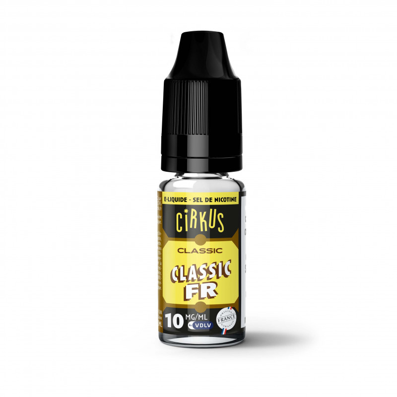 E-liquide Classic FR aux sels de nicotine - 10 ml