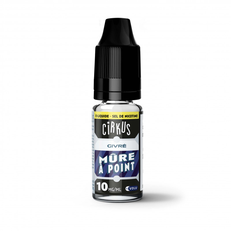 E-liquide Mûre à point aux sels de nicotine - 10 ml
