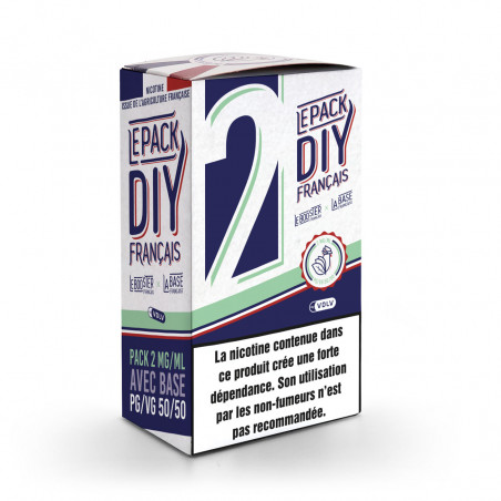 Kit Pack Diy Le Booster Français - 125ml - mg/ml