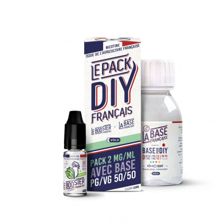 Kit Pack Diy Le Booster Français - 125ml - mg/ml