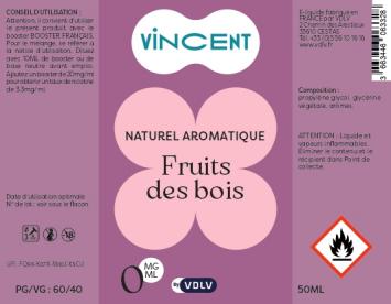 elfbar nachfüll pod läuft aus E-liquide PAB Vincent - Fruits des bois (50ml)